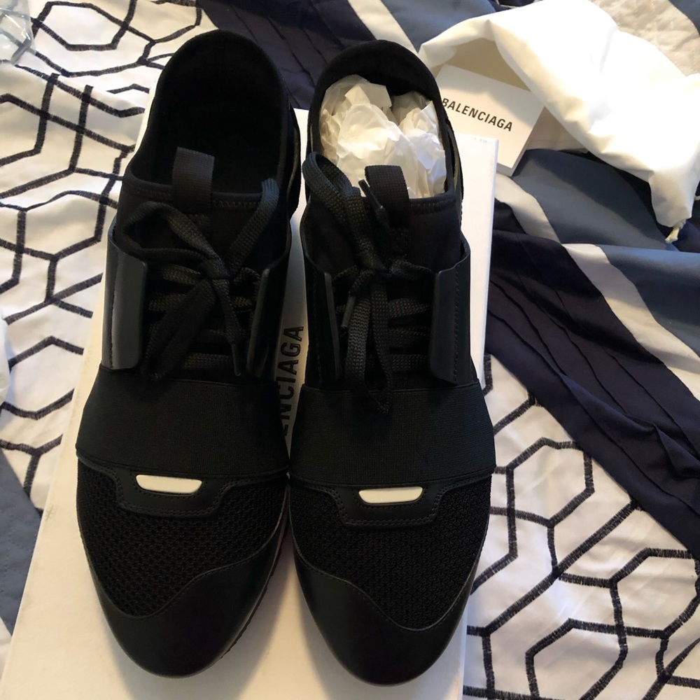 Brand New Mixed Media Trainer Sneaker BALENCIAGA